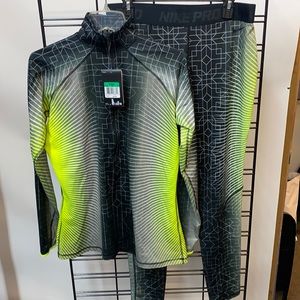 Nike Pro dri-fit XL women’s jogging suit 2pc NWT